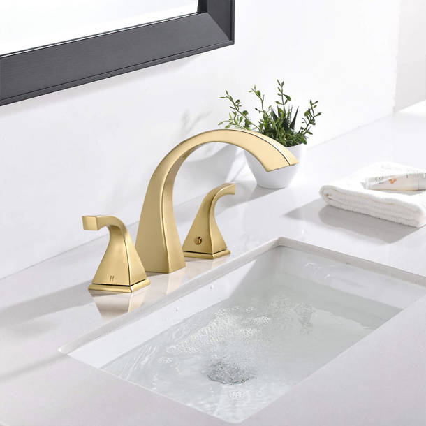 VANITYFAIR Widespread Faucet 2-handle Bathroom Faucet with Drain ...